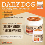 FullBucket Daily Dog - Canine Prebiotic / Probiotic/  Digestive Enzymes - Powder